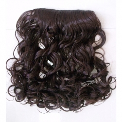 ST dark brown synthetic hair extension super wave hair weaving