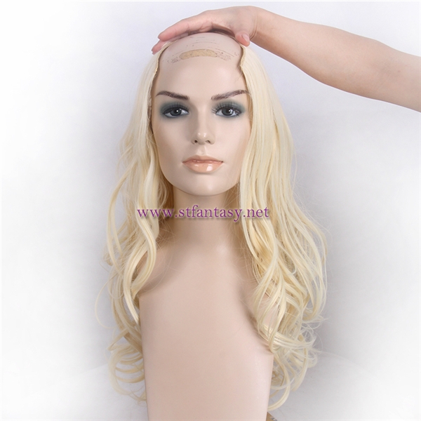 China Wigs Supplier Synthetic Half Wigs U Part Wigs U Shape Wigs