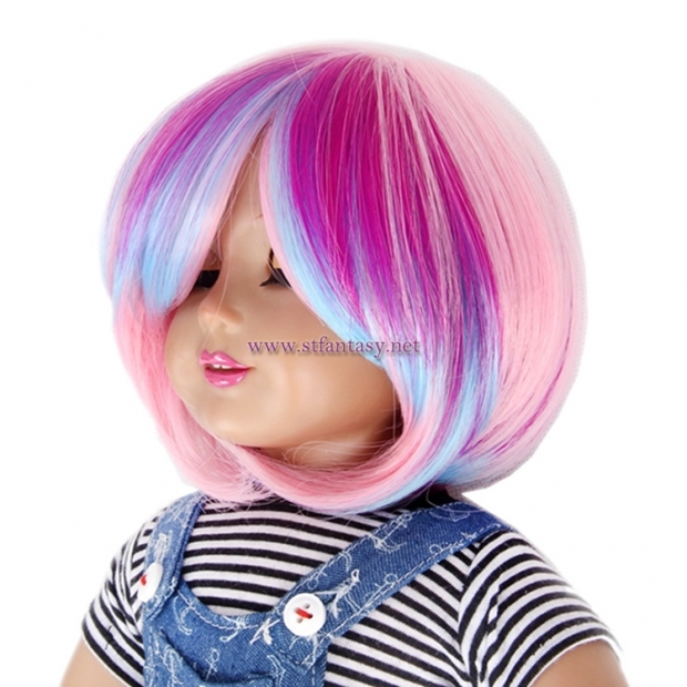 american girl doll rainbow wig