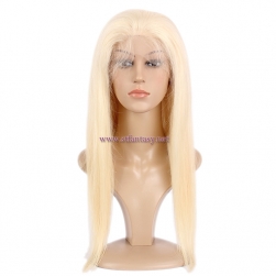 Human Hair Full Lace Wig-Wholesale Long Straight Blonde Indian Human Hair Wig For Women