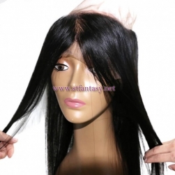 ST Fantasy 360 Full Lace Frontal Closure With 3Bundles Straight Virgin Human Hair