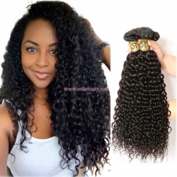 ST Fantasy Brazilian Jerry Curly Human Virgin Hair Weaving 3Bundles Deals
