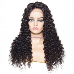 ST Fantasy Best Selling Lace Front Deep Wave Wigs Human Hair 4 Colors